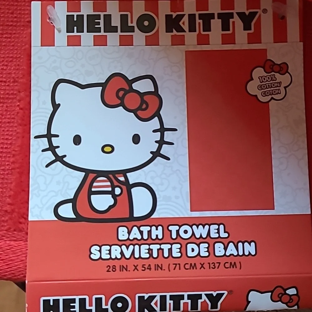 Hello Kitty Bath Towel Set